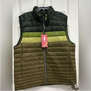 Cotopaxi Men’s Medium Fuego Down Insulated Puffer Vest Woods Live Oak Green NWT